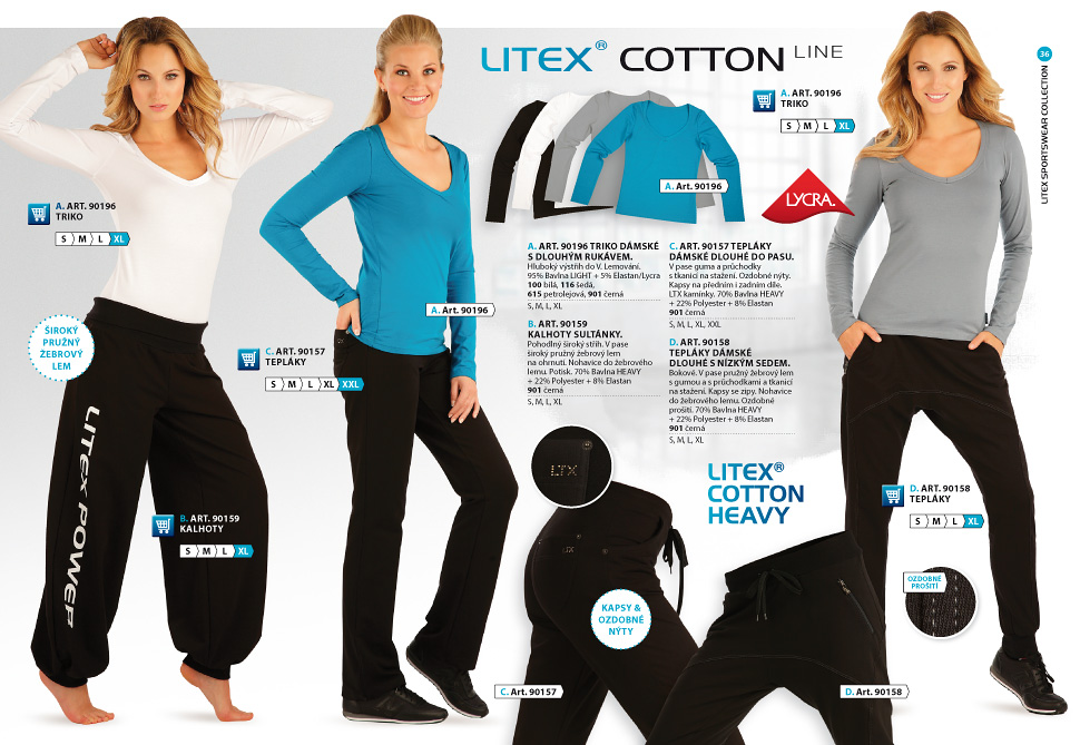 LITEX elastic trousers - LITEX