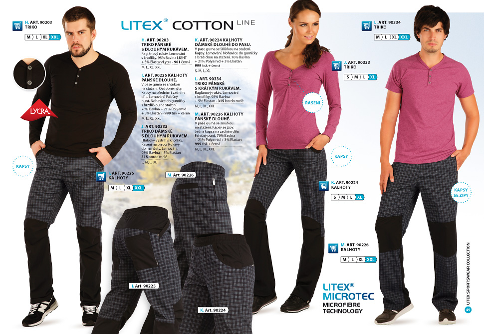 Microtec trousers - LITEX