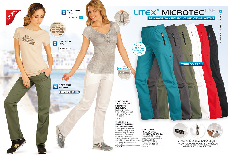 Microtec trousers 2017 - LITEX