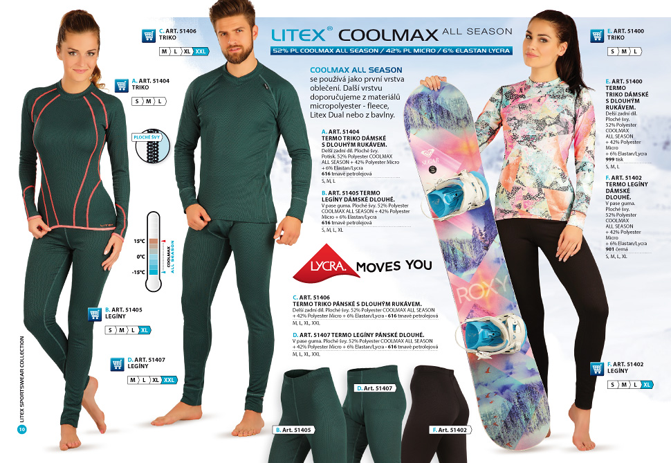 Thermal underwear 2017-2018 - LITEX