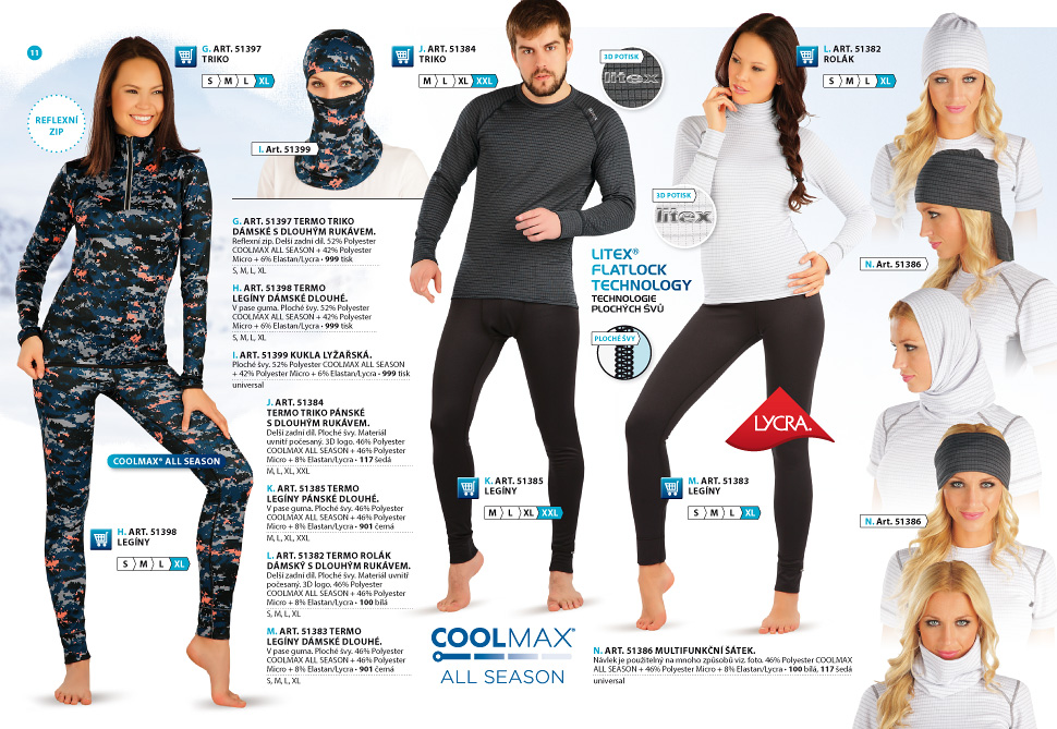 Thermal underwear 2017-2018 - LITEX