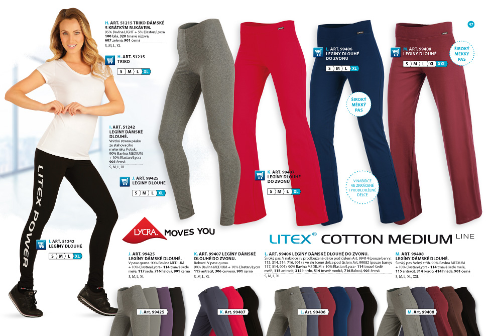 LITEX elastic trousers 2017-2018 - LITEX