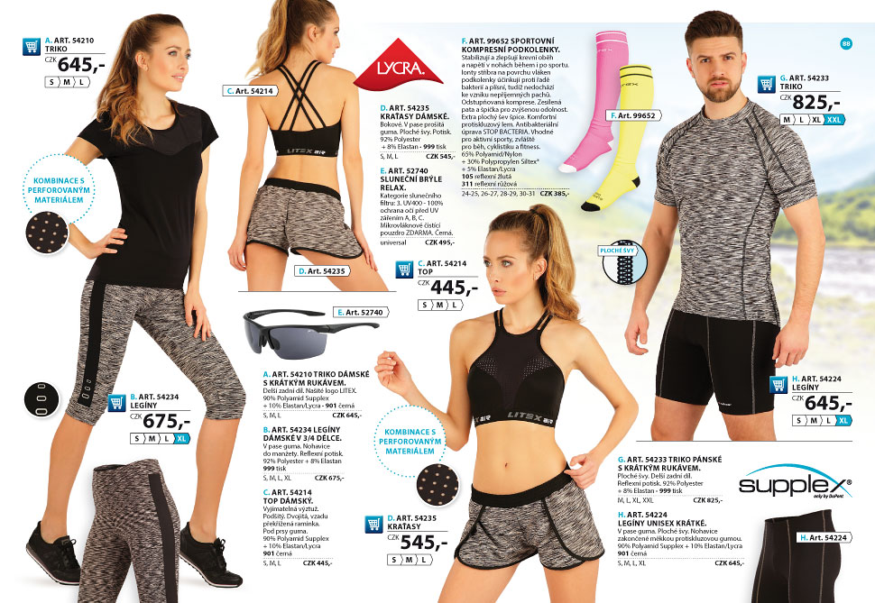Sportovní oblečení 2018 - LITEX
