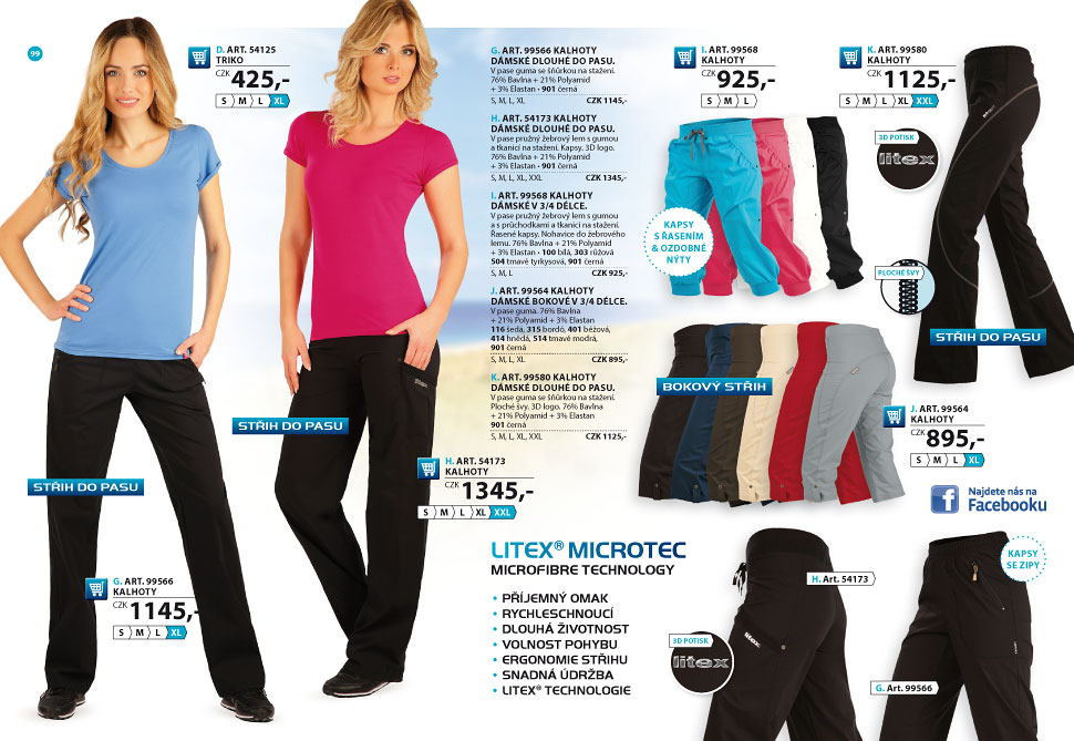 Kalhoty Microtec 2018 - LITEX