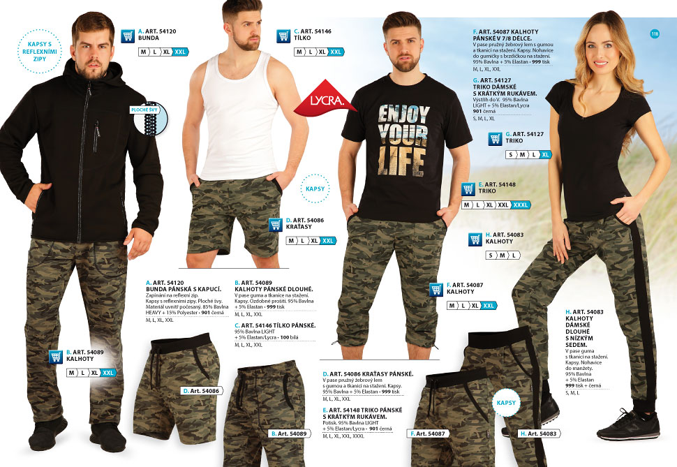 Freetime clothing 2018 - LITEX