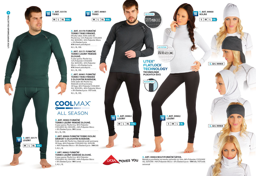 Thermal underwear 2018-2019 - LITEX