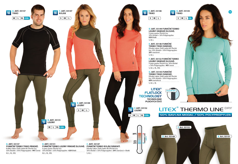 Thermal underwear 2018-2019 - LITEX