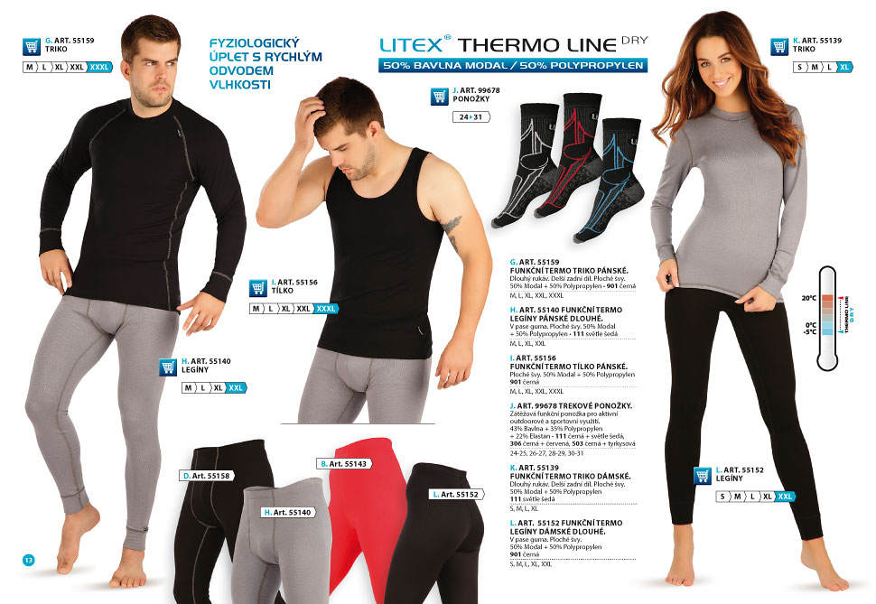 Thermal underwear 2018-2019 - LITEX