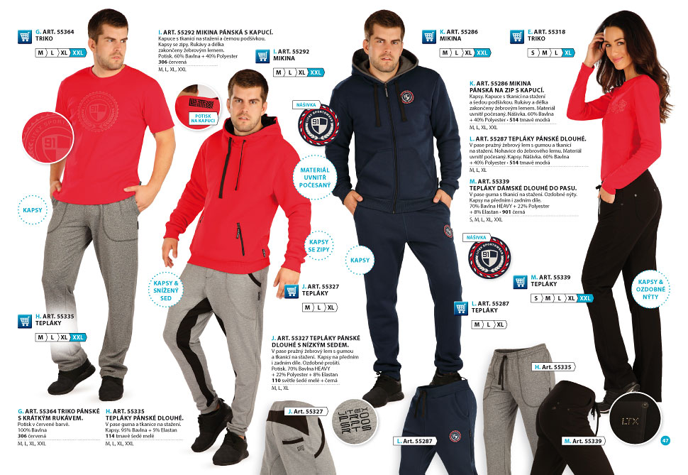 Freizeit Bekleidung 2018-2019 - LITEX