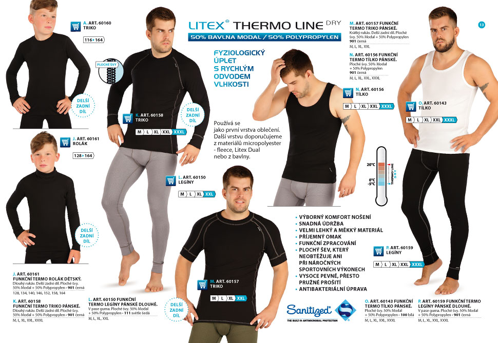 Termobielizeň 2019-2020 - LITEX