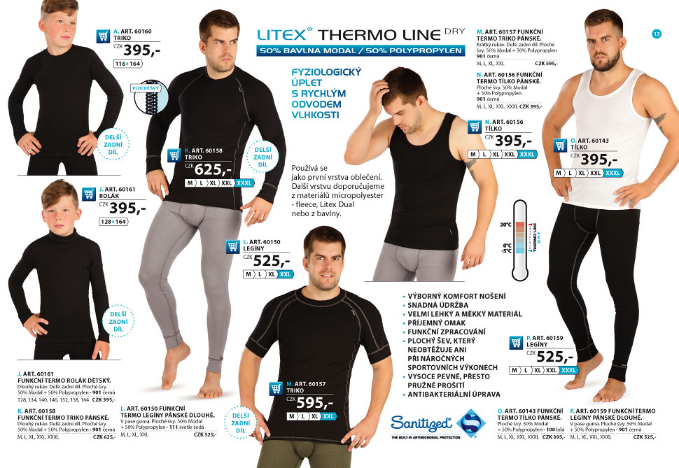 Termoprádlo 2019-2020 - LITEX