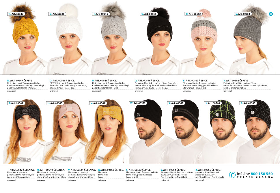 Čiapky 2019-2020 - LITEX