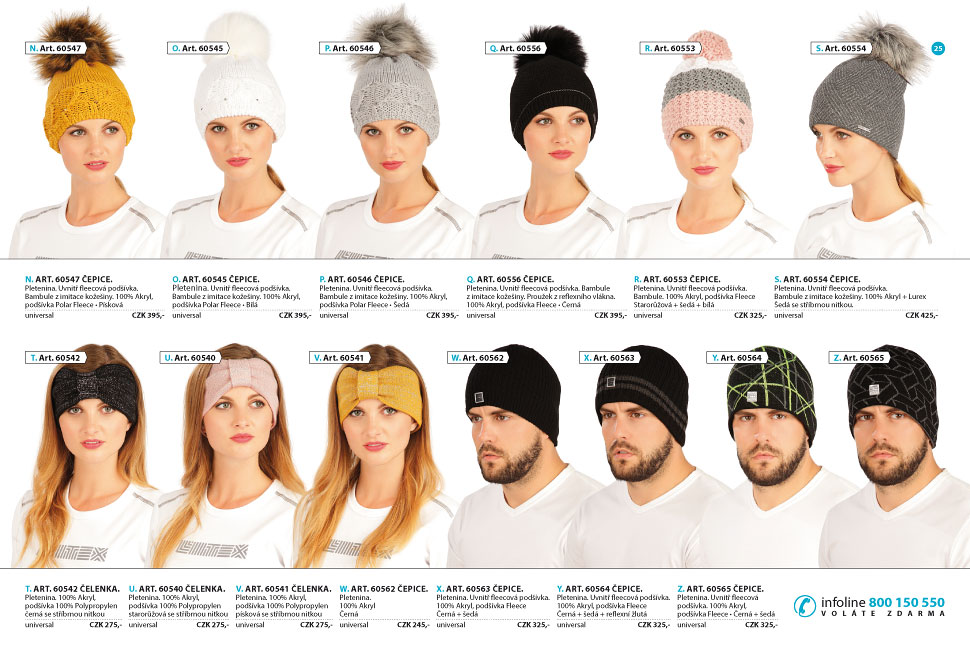 Čepice 2019-2020 - LITEX