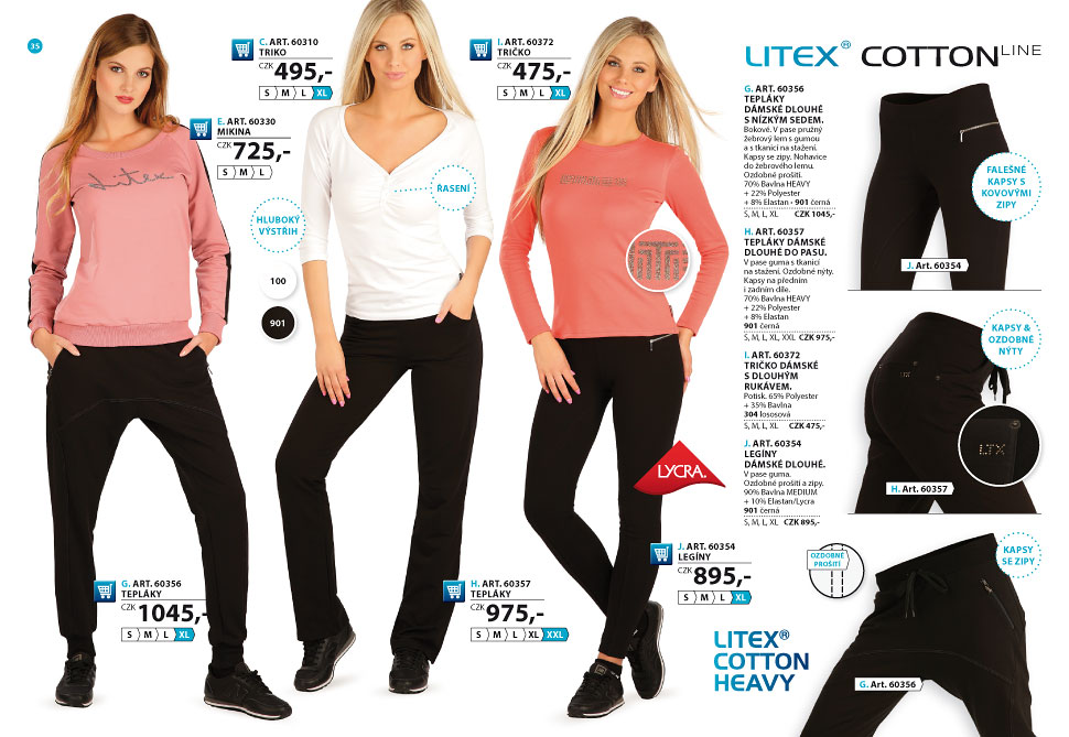 LITEX elastické kalhoty 2019-2020 - LITEX