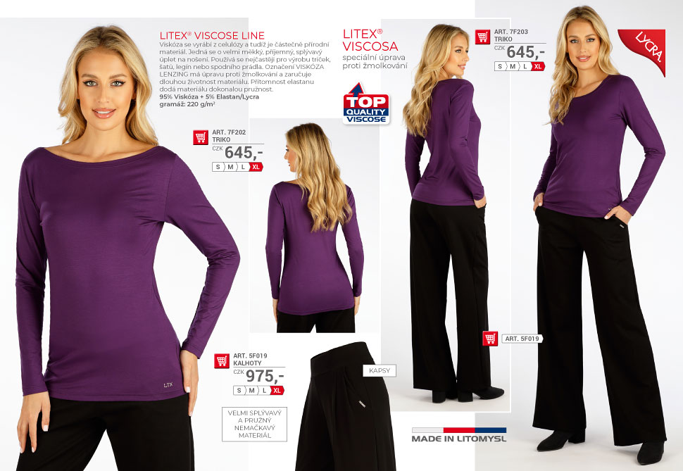 Oblečení pro volný čas 2025-2026 - LITEX