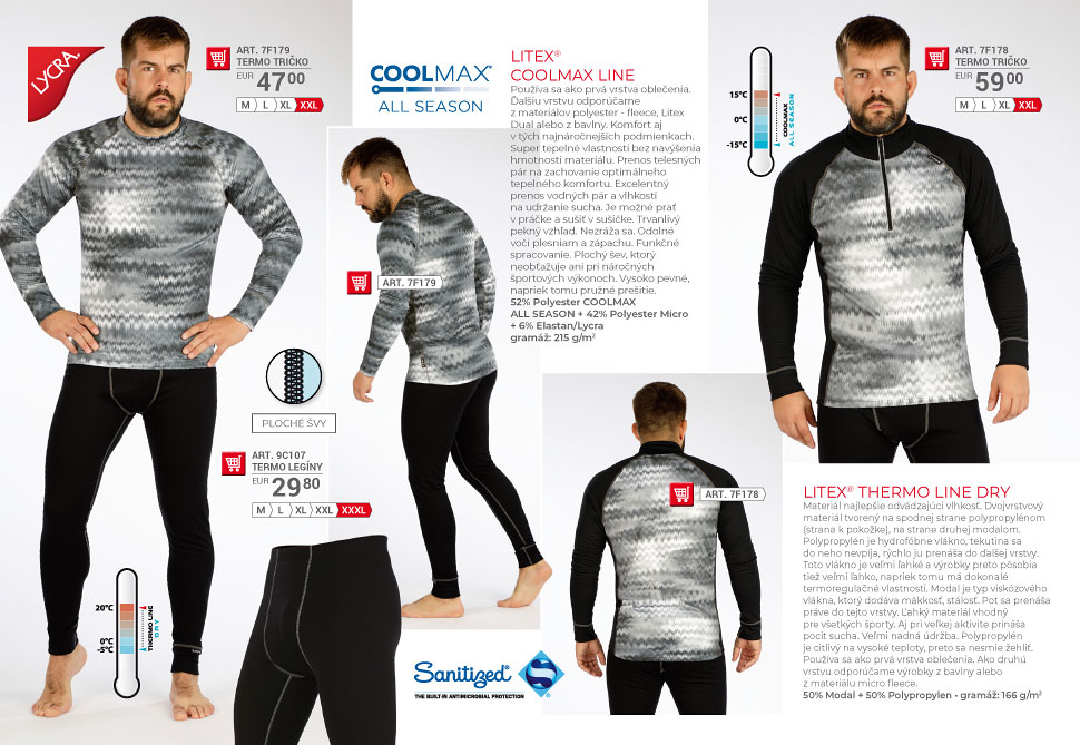 Termobielizeň 2025-2026 - LITEX