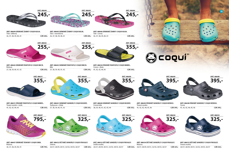 Plážová obuv Coqui 2016 - LITEX