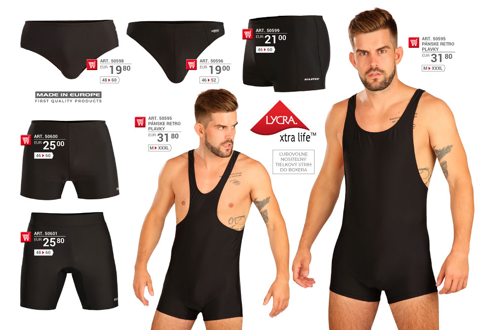 Retro plavky 2026 - LITEX