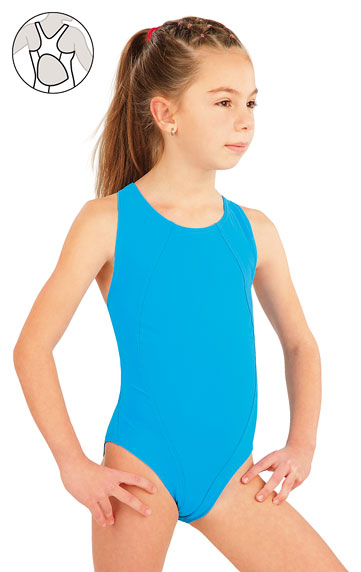 Dievčenské jednodielne športové plavky. | Dievčenské plavky LITEX