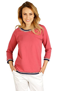 Hoodies, Polonecks LITEX > Women´s sweatshirt with 3/4 length sleeves.