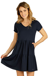 Damen Kleid kurzarm. LITEX