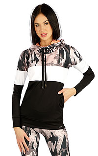 Športové oblečenie LITEX > Mikina dámska s kapucňou.