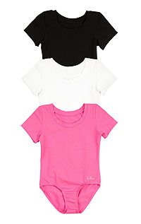 Kid´s sportswear LITEX > Children´s gymnastics leotard with short sleeves.