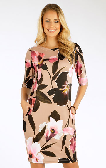 Šaty dámské s krátkým rukávem. | Šaty, sukně, tuniky LITEX