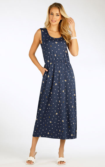 Šaty dámské dlouhé bez rukávu. | Šaty, sukně, tuniky LITEX