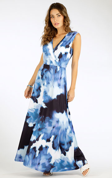 Šaty dámské dlouhé bez rukávu. | Šaty, sukně, tuniky LITEX