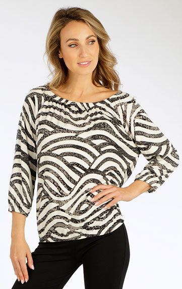 Halenka s odhalenými rameny. | Tílka, trička, halenky LITEX