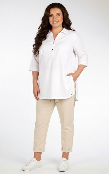 Kalhoty 7/8 pro plnoštíhlé PLUS SIZE. | Legíny, kalhoty, kraťasy LITEX