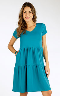 Šaty dámské s krátkým rukávem. LITEX