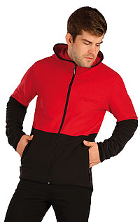 Pánske športové oblečenie LITEX > Fleecová mikina pánska s kapucňou.