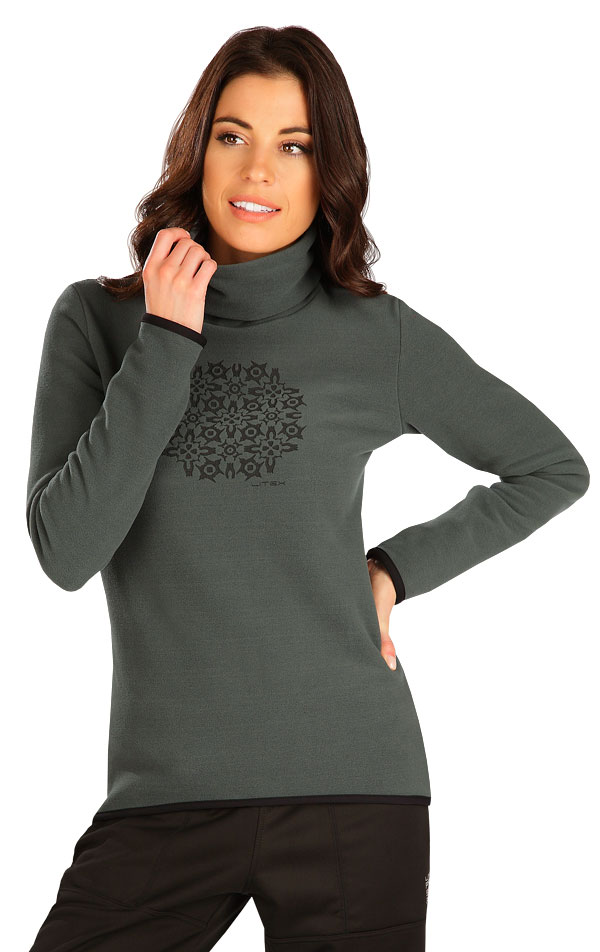 fleece turtleneck tunic