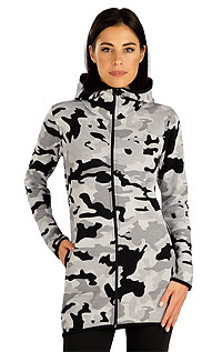 Sweatshirts, cardigans, Polonecks LITEX > Women´s long sweatshirt with hood.