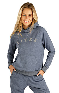 Fitnesskleidung LITEX > Damen Sweatshirt mit Kapuzen.