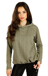 Sweatshirt Kleid LITEX > Damen Sweatshirt mit Kapuzen.