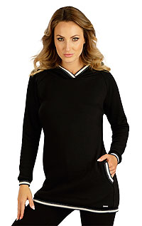 Women´s clothes LITEX > Women´s long sweatshirt with hood.