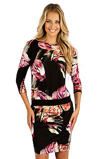 Damenmode LITEX > Damen Kleid mit 3/4 Ärmeln.