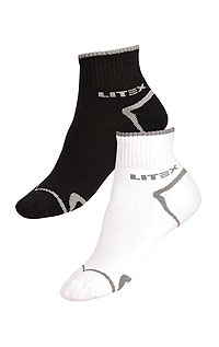 Litex Sportovní ponožky polovysoké. 9A00928-29 100 - vel. 28-29 bílá