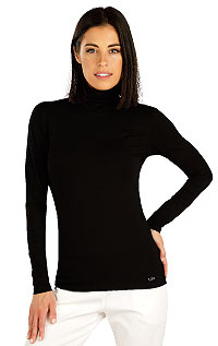 Damen Rollkragenpullover mit langen Ärmeln. LITEX