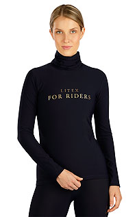 Riding T-shirts LITEX > Women´s  turtleneck with long sleeves.