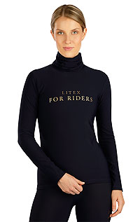 Reitbekleidung LITEX > Damen Rollkragenpullover mit langen Ärmeln.